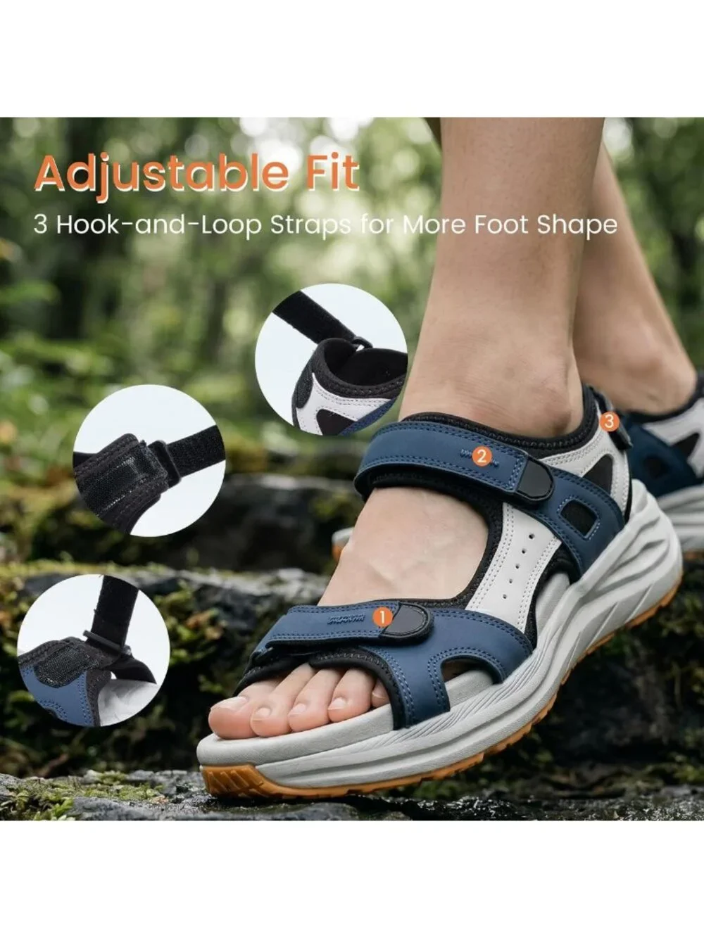 Comfortable Women's Hiking Sandals with Arch Support | Orthopedic & Wide Fit